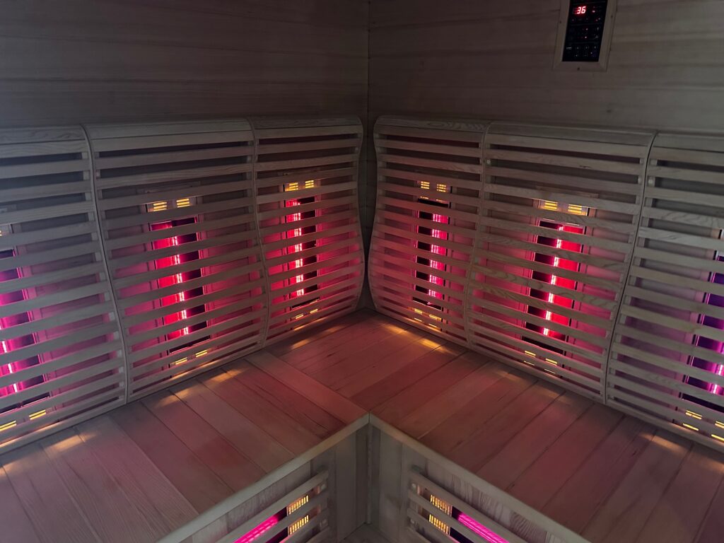 A leading-edge sauna inside New Jersey Sports Chiropractic, Morganville, N.J., offers patients an array of health benefits.